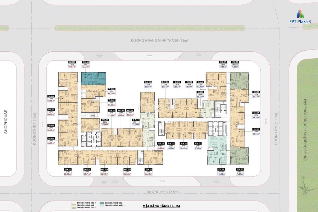 FPT Plaza3, căn 3PN thích hợp cho hộ gia đình 3 thế hệ. ***